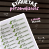 Etiquetas personalizadas