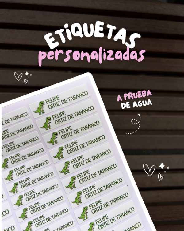 Etiquetas personalizadas