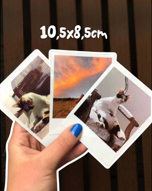 Fotos estilo Polaroid imantadas