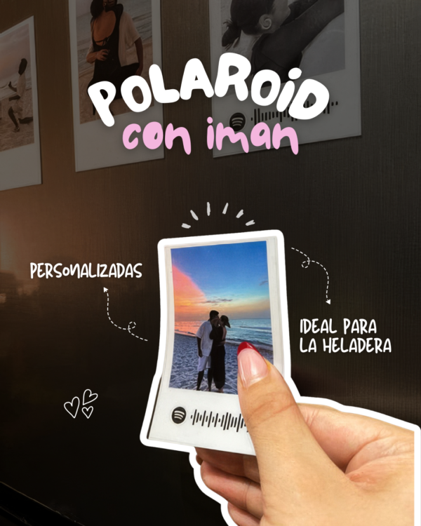 Fotos estilo Polaroid imantadas