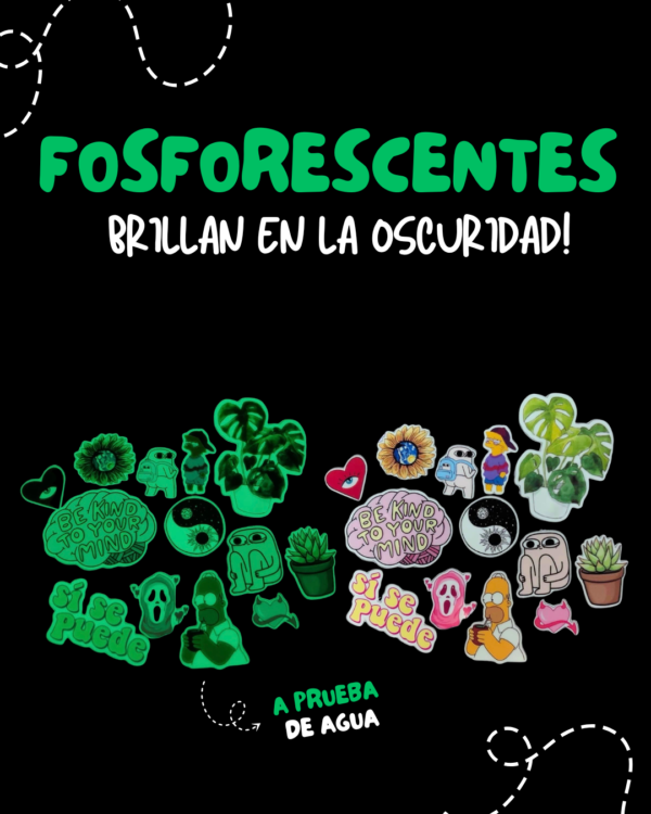 Stickers fosforescentes