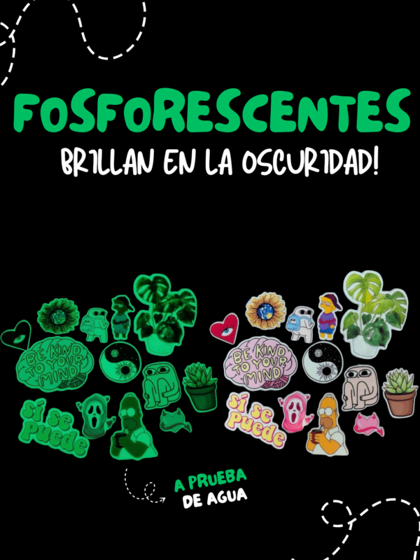 Stickers fosforescentes