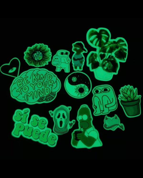Stickers fosforescentes