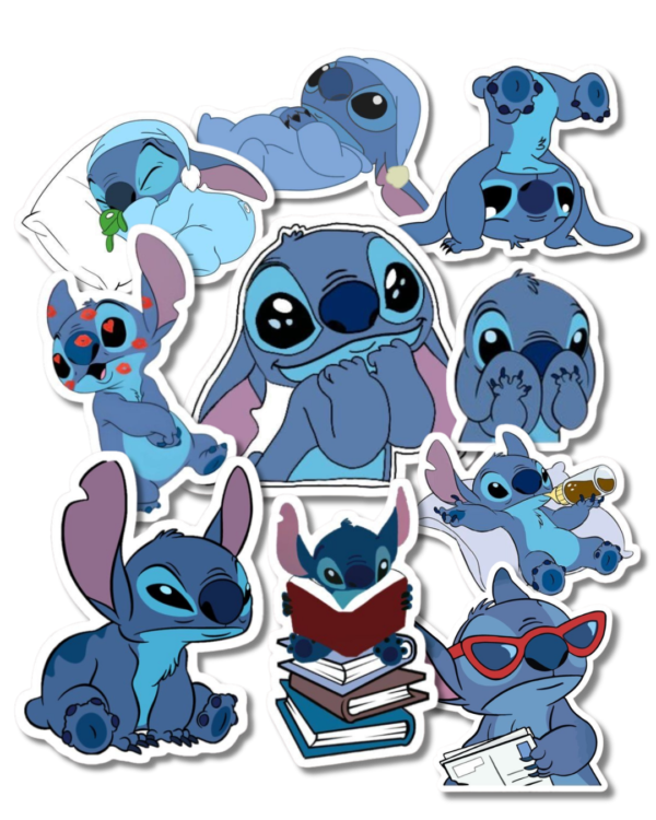 Pack stickers de Stitch