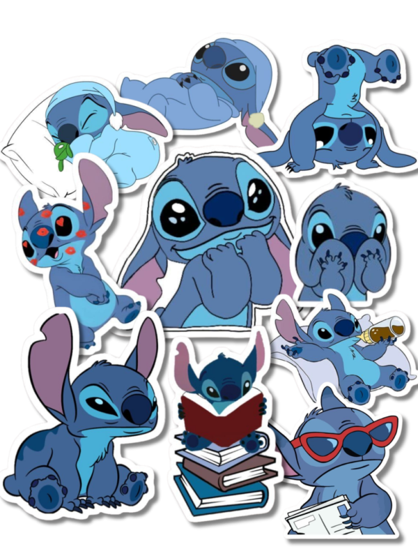 Pack stickers de Stitch