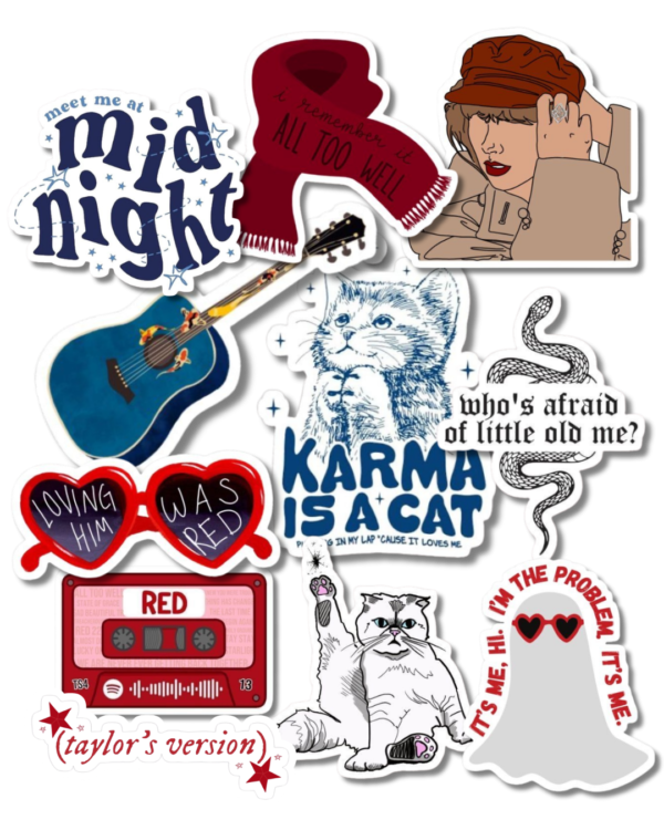 Pack stickers de Taylor Swift