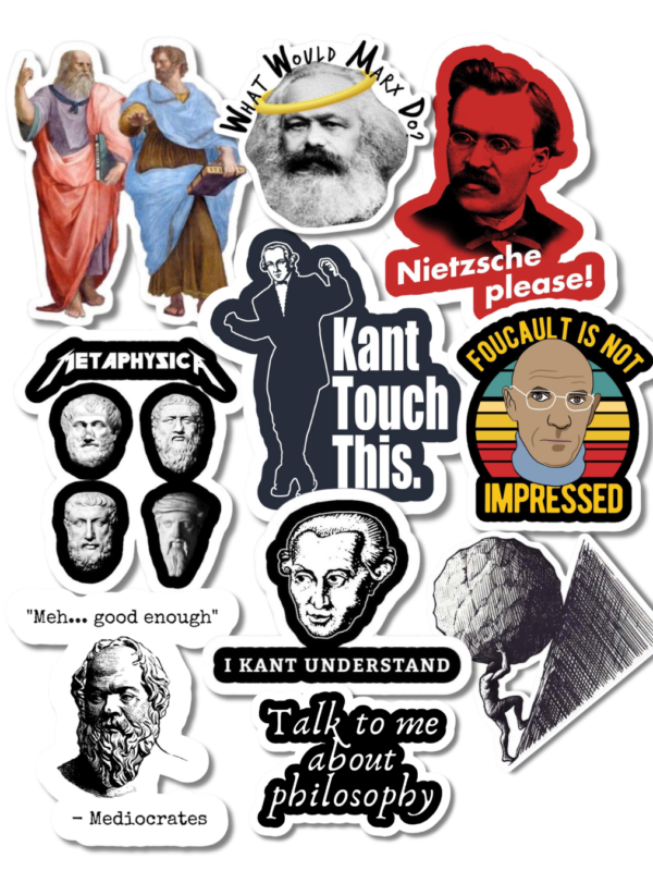packs de stickers Pack stickers de Filosofía