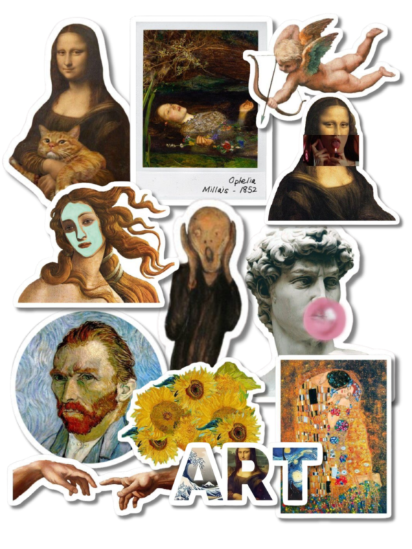 packs de stickers Pack stickers de Arte