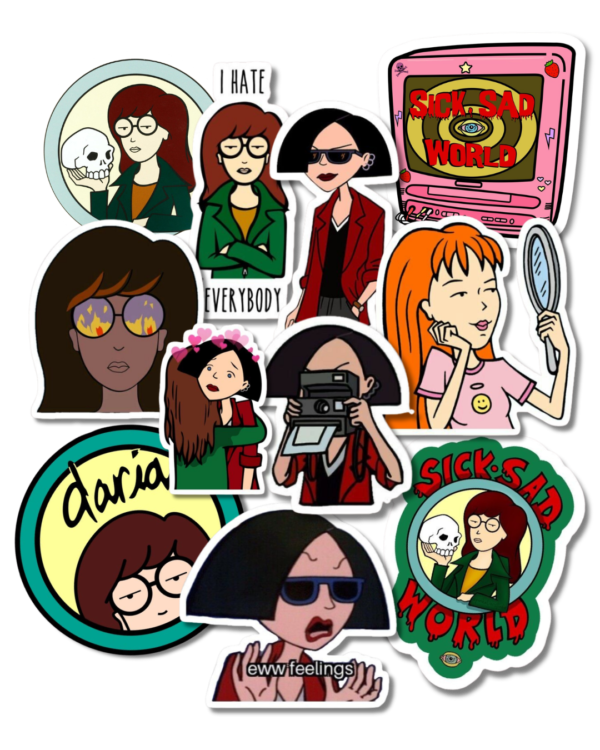 Pack stickers Daria