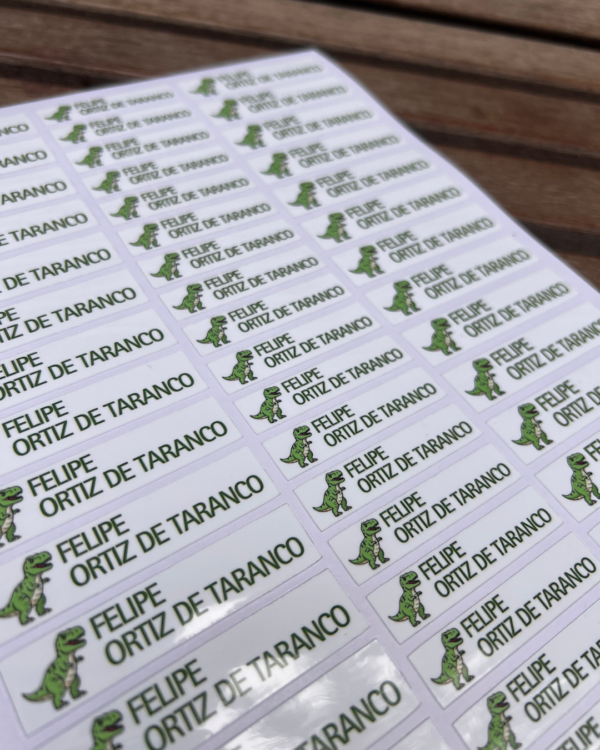 Etiquetas personalizadas