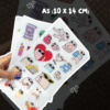 Planchas de sticker personalizados