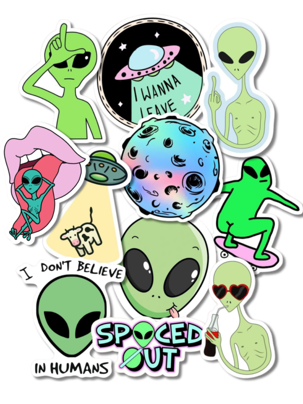 stickers aliens Pack stickers de Aliens