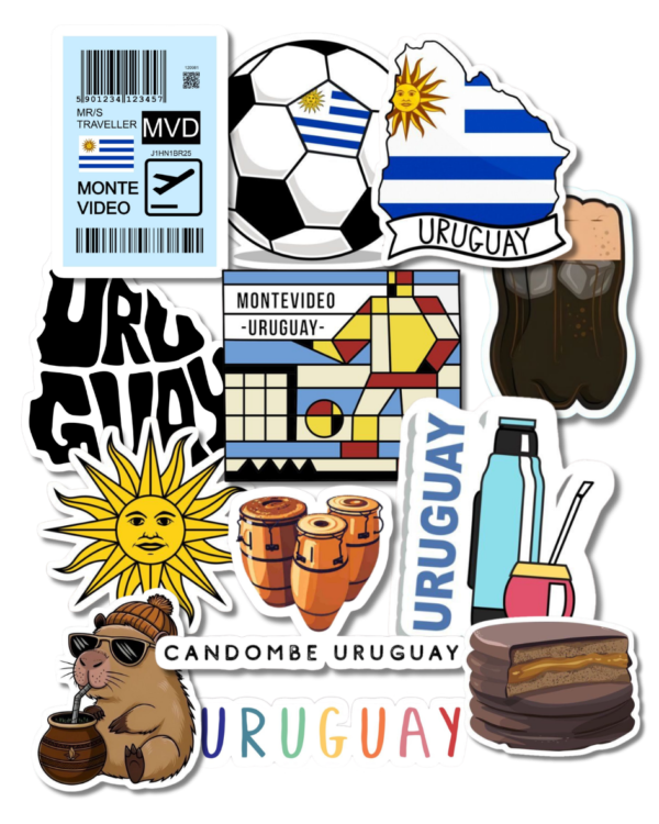 Pack stickers de Uruguay