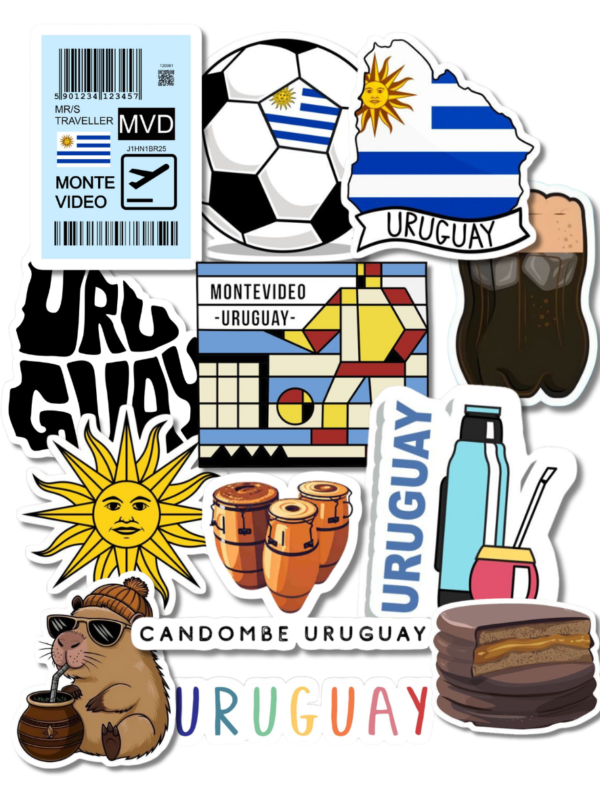 Pack stickers de Uruguay