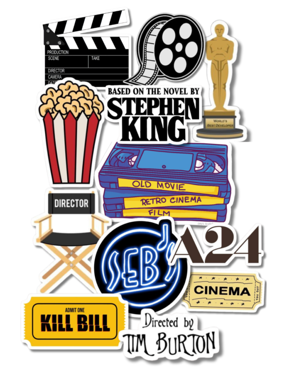 Pack stickers de Cine