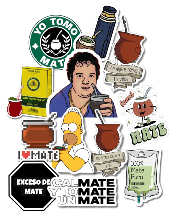 Pack stickers de Mate