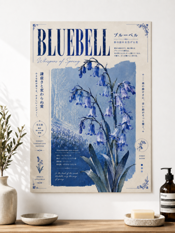 Póster "Blue bell"