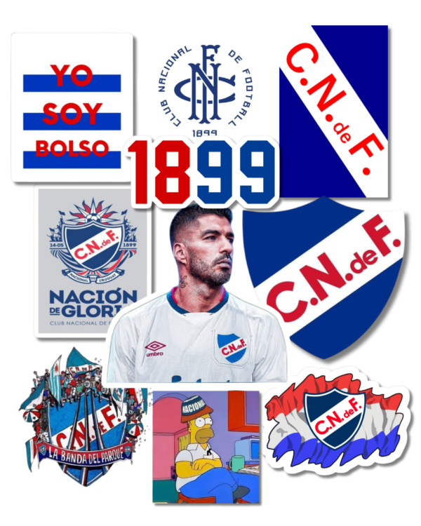 nacional stickers Pack stickers Nacional