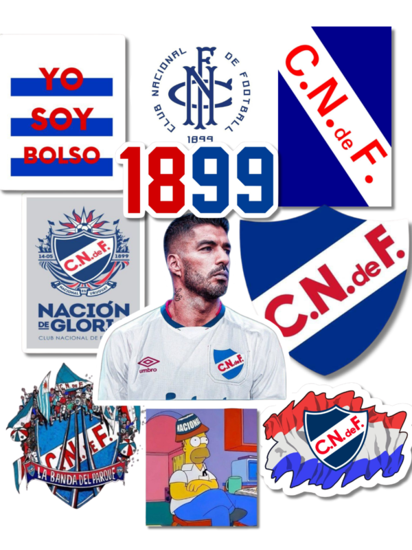nacional stickers Pack stickers Nacional