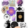Pack stickers Wicca (bruja)