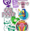 Pack stickers Feminista