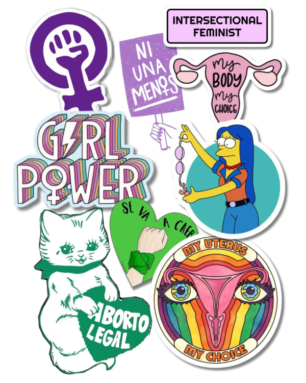Pack stickers Feminista