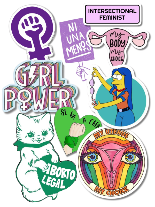 packs de stickers - 32 Pack stickers Feminista