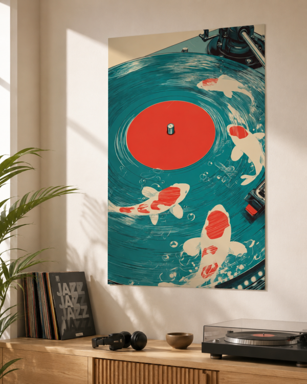 póster peces Póster Vinilo