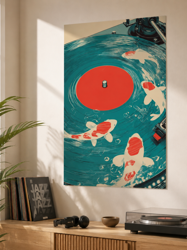 póster peces Póster Vinilo