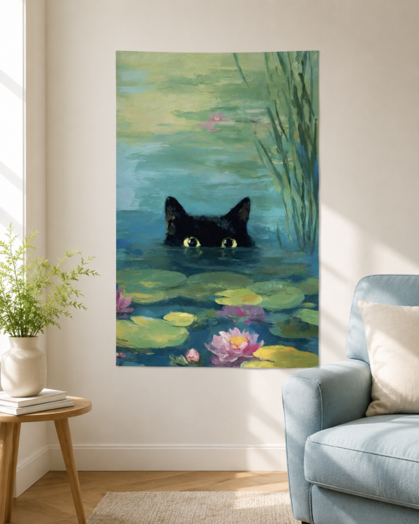 póster uruguay Póster Gato en el agua