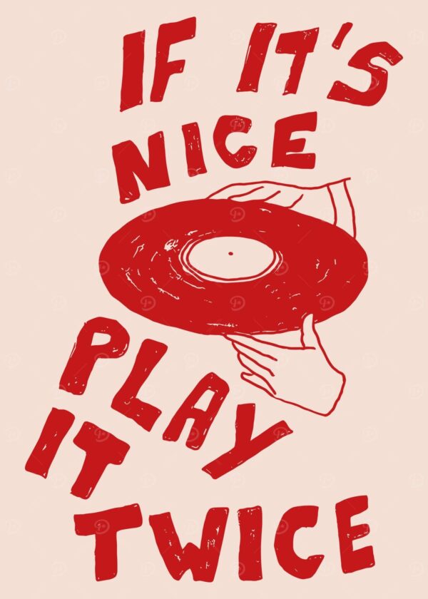 poster uruguay Póster "If it's nice play it twice"
